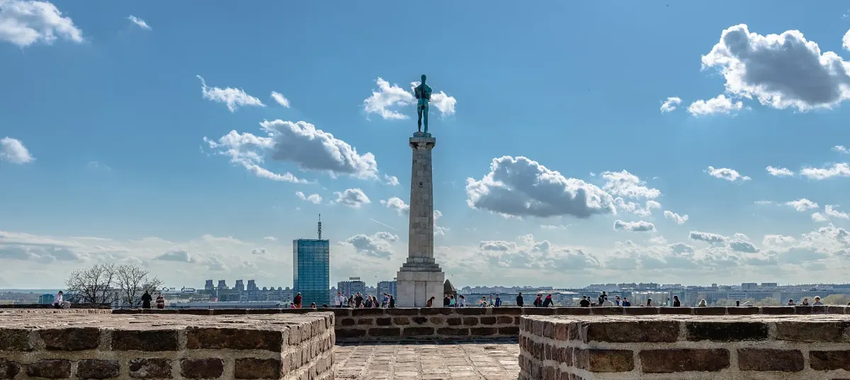 Pobednik monument at Kalemegdan in Belgrade