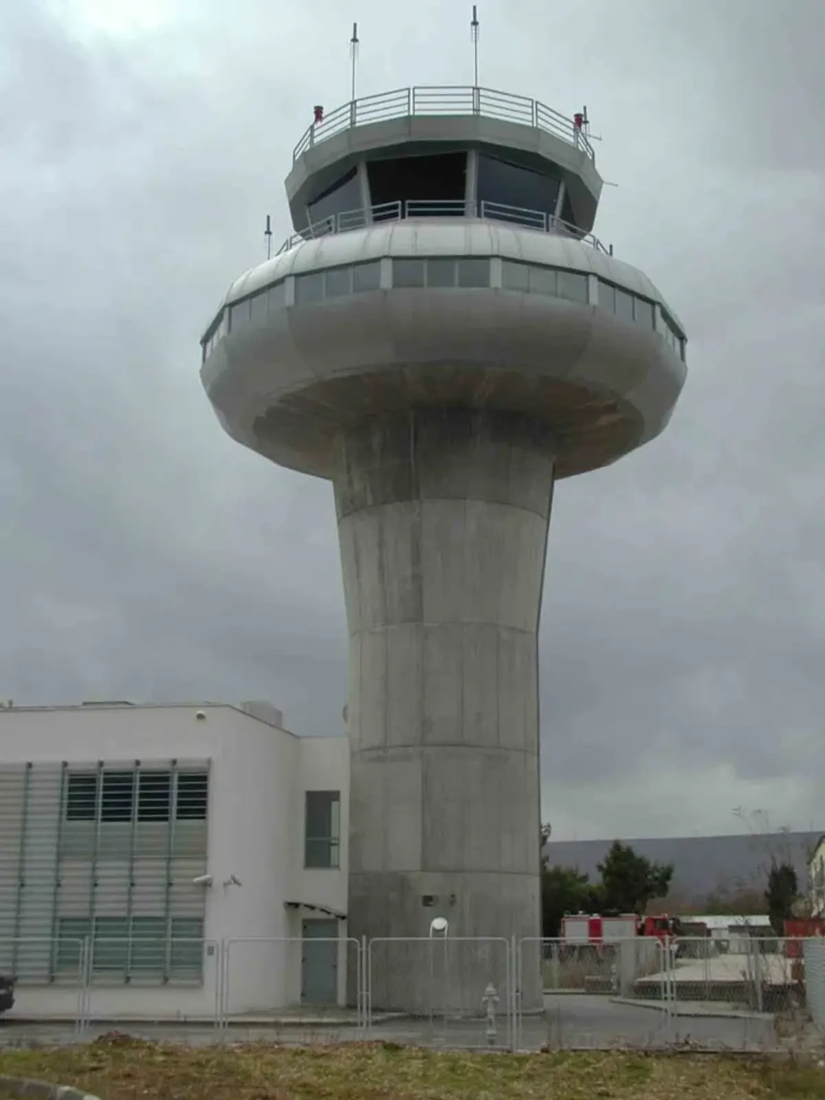 Control tower at Mostar Airport