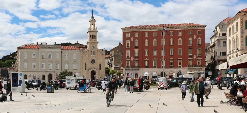 The Riva waterfront in Split